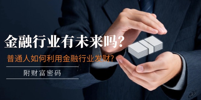 公众号付费文章：金融行业有未来吗？普通人如何利用金融行业发财?(附财富密码)-九天资源站