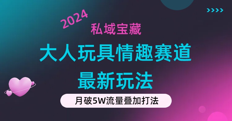 （11541期）私域宝藏：大人玩具情趣赛道合规新玩法，零投入，私域超高流量成单率高-九天资源站
