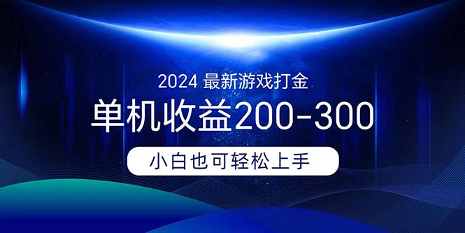 （11542期）2024最新游戏打金单机收益200-300-九天资源站