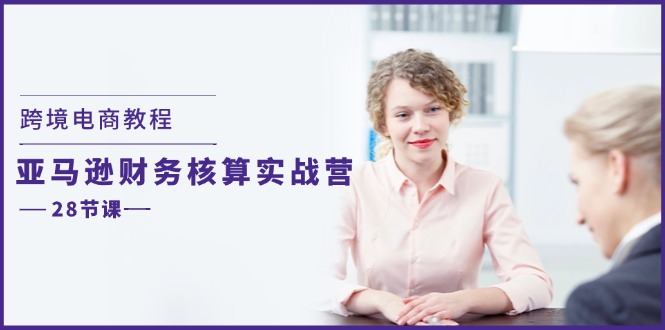 （11706期）跨境电商教程：亚马逊-财务核算实战营（28节课）-九天资源站