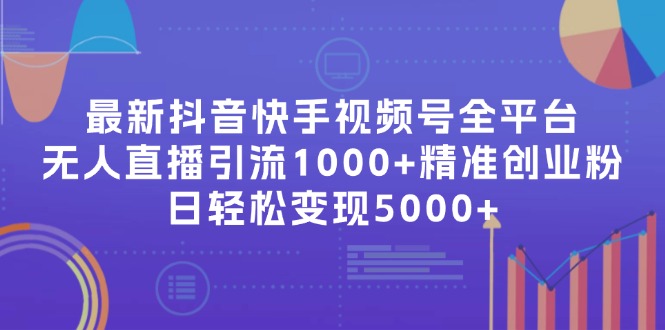（11970期）最新抖音快手视频号全平台无人直播引流1000+精准创业粉，日轻松变现5000+-九天资源站