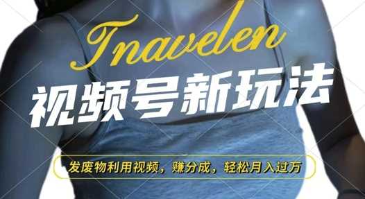 视频号新玩法，废物利用视频，撸分成收益，轻松月入过W【揭秘】-九天资源站