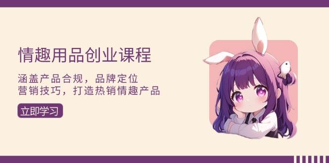 （13682期）情趣用品创业课程：涵盖产品合规，品牌定位，营销技巧，打造热销情趣产品-九天资源站