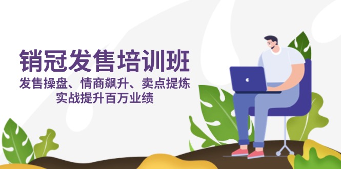销冠 发售培训班：发售 操盘+情商 飙升+卖点 提炼，实战提升百万业绩-九天资源站