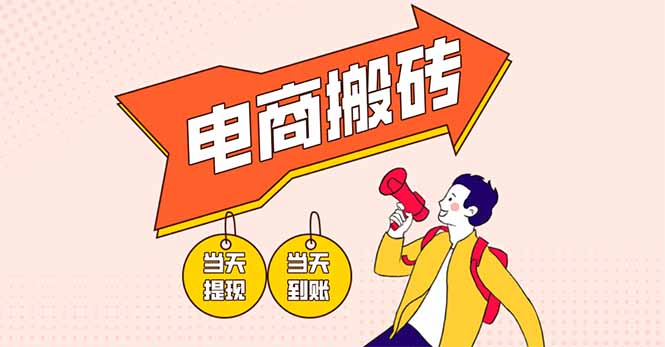 电商搬砖项目，单机日收益300+，非常暴力，小白上手就会-九天资源站