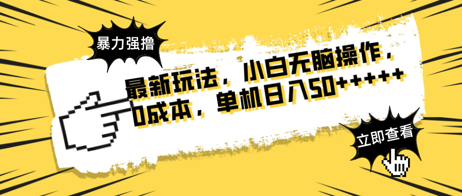 最新玩法 广告暴力强撸 傻瓜式操作 无需养鸡 矩阵式操作 可无限放大 单…-九天资源站