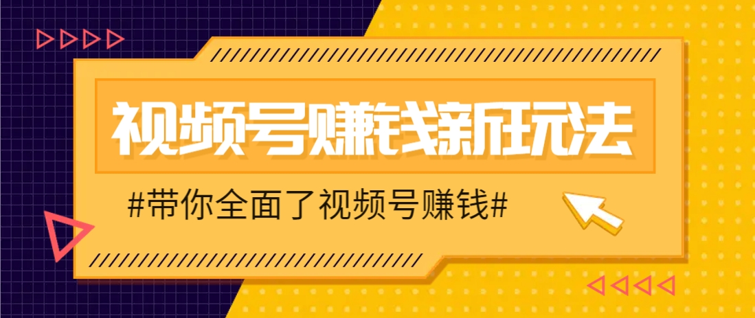 视频号短视频带货新玩法，用这个方法，一天佣金4407(附详细教程)-九天资源站
