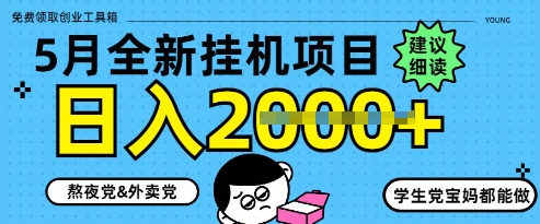 5月最新挂G项目8.0玩法，纯手机操作，稳稳日入1k+【揭秘】-九天资源站