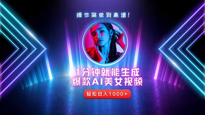 2025年最强副业：用AI做短视频，从零开始打造爆款账号！-九天资源站