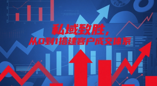 私域致胜，从0到1搭建客户成交体系-九天资源站