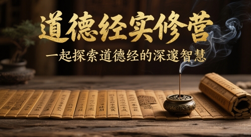 道德经实修营，一起探索道德经的深邃智慧-九天资源站