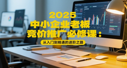 2025中小企业老板竞价推广必修课：从入门到精通的进阶之路-九天资源站