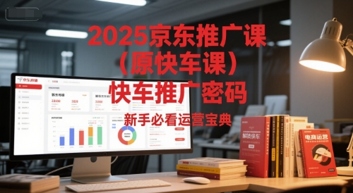 2025京东推广课(原快车课)解锁京东快车推广密码，新手必看运营宝典-九天资源站