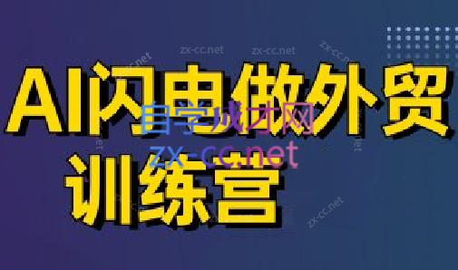 大卫·AI闪电做外贸训练营(更新6月)-九天资源站