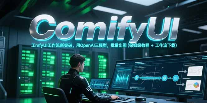 ComfyUI工作流新突破，用OpenAI三模型，批量出图(保姆级教程+工作流下载-九天资源站