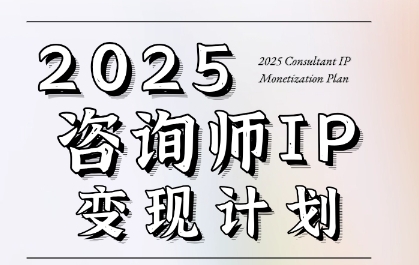 7天构建咨询师变现系统，2025咨询师IP变现计划训练营-九天资源站