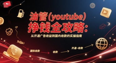 油管(youtube)挣钱全攻略：从开通广告收益到国内收款的实操指南-九天资源站