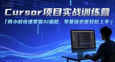 Cursor项目实战训练营，两小时快速掌握AI编程，零基础也能轻松上手-九天资源站