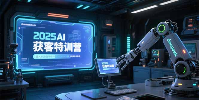 2025AI获客特训营，AI图文视频全制作，deepseek工具实操教学-九天资源站
