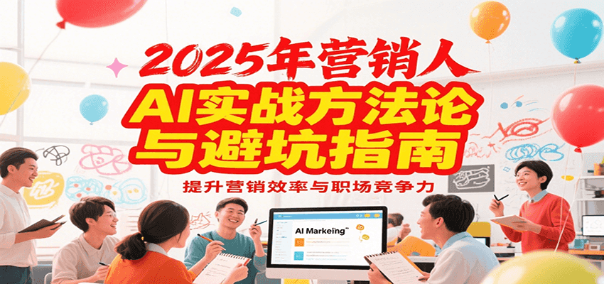 2025年营销实战方法论与避坑指南，利用AI提升营销效率与职场竞争力-九天资源站
