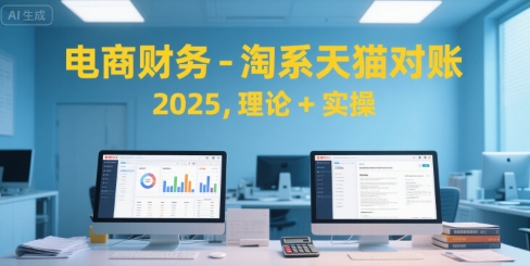 电商财务-淘系天猫对账2025，理论+实操-九天资源站