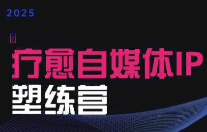 2025治愈自媒体IP训练营，专为疗愈领域从业者打造-九天资源站