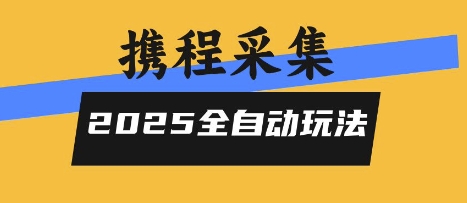 2025携程信息采集全自动玩法，高单价，零人工，全天开干【揭秘】-九天资源站