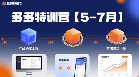 多多特训营【5-7月】产品决定上限，方法决定下限，各种玩法技巧落地实操-九天资源站
