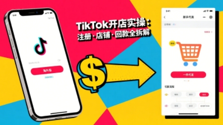 TikTok从开店到投流的进阶课，从基础实操到高阶技巧一网打尽-九天资源站