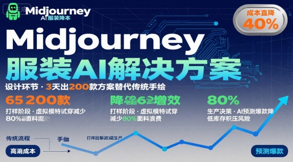 AI在服装领域的运用，使用midjourney做服装辅助企业降低成本-九天资源站