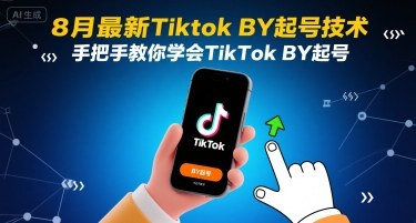 8月最新Tiktok搬运起号技术，手把手教你学会TikTok搬运起号-九天资源站