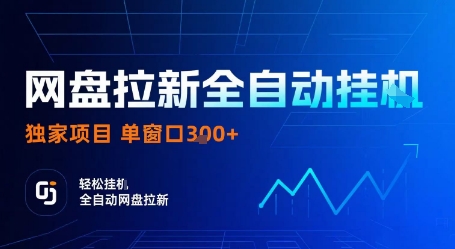 网盘拉新全自动挂G，独家项目，全自动运行完成拉新做任务，单窗口3张+【揭秘】-九天资源站